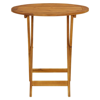 Bistro Set | Beige, Brown | Solid Acacia wood, PE rattan | Small
