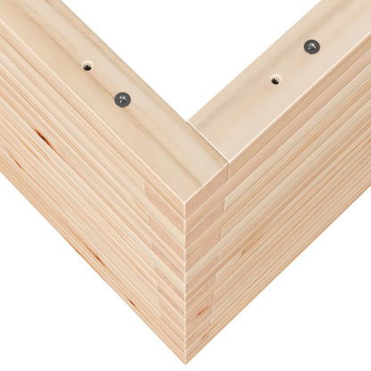 Garden Planter 50x50x68.5 cm Solid Wood Pine