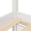 Bed with Drawers and Mattress White 200x200 cm Solid Wood Pine