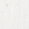 Bed with Mattress White 180x200 cm Super King Solid Wood Pine