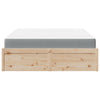 Bed with Mattress 160x200 cm Solid Wood Pine