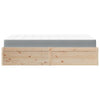 Bed with Mattress 120x200 cm Solid Wood Pine