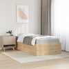 Bed with Mattress 100x200 cm Solid Wood Pine