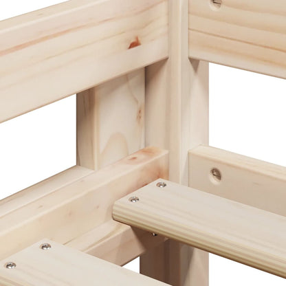 Bunk Bed without Mattress 90x200 cm Solid Wood Pine