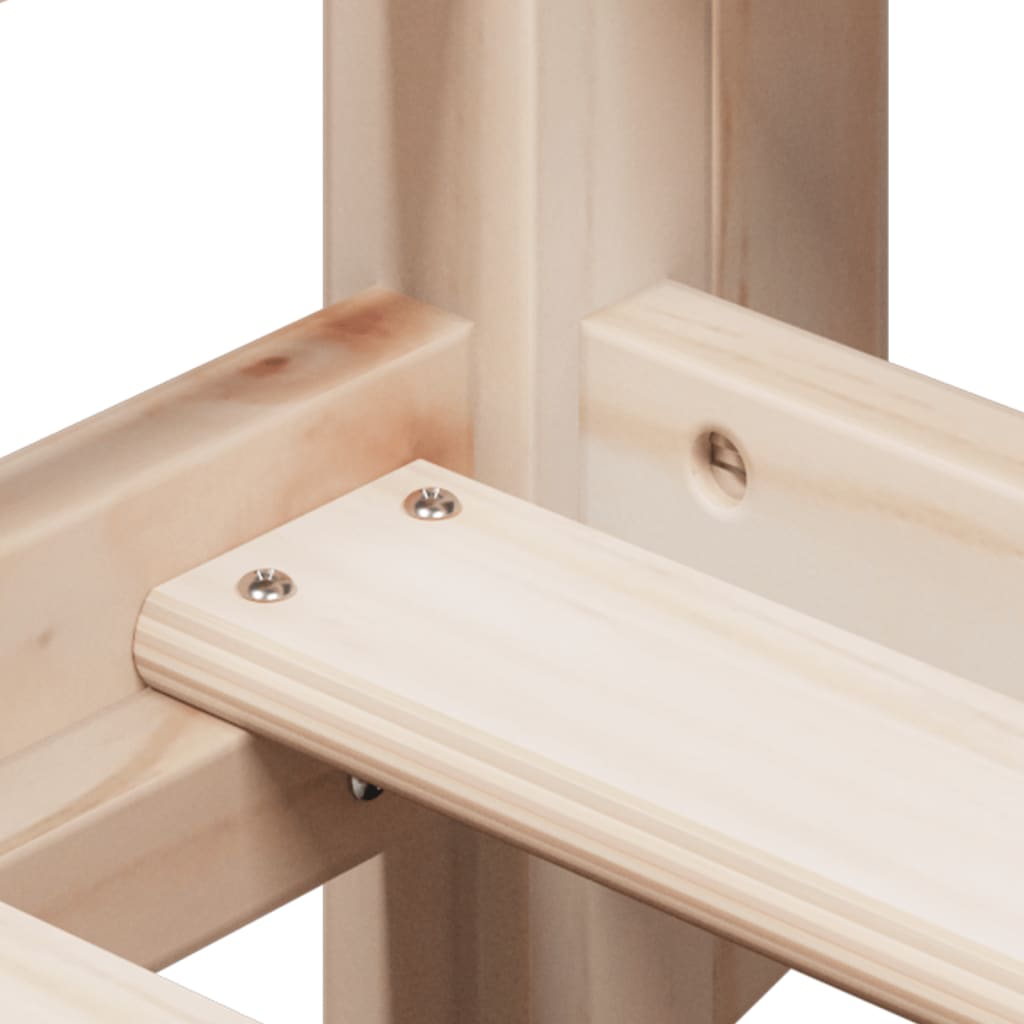 Bunk Bed without Mattress 90x200 cm Solid Wood Pine