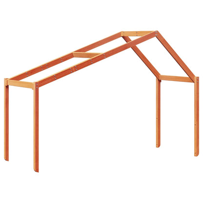 Bunk Bed without Mattress Wax Brown 90x200 cm Solid Wood Pine
