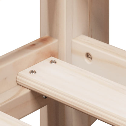 Bunk Bed | Natural wood colour | Solid pine wood (untreated) | 90x200 cm