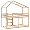 Bunk Bed without Mattress 80x200 cm Solid Wood Pine