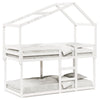 Bunk Bed without Mattress White 80x200 cm Solid Wood Pine