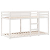 Bunk Bed without Mattress White 80x200 cm Solid Wood Pine
