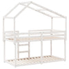 Bunk Bed without Mattress White 80x200 cm Solid Wood Pine