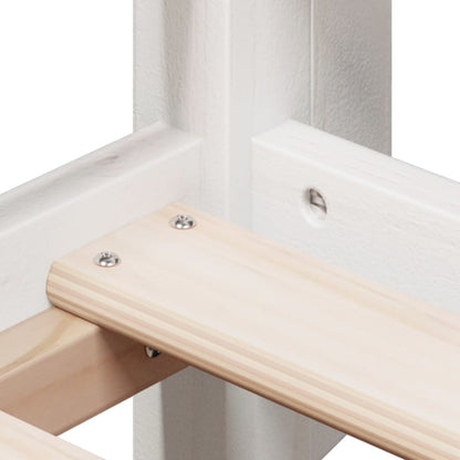 Bunk Bed without Mattress White 80x200 cm Solid Wood Pine