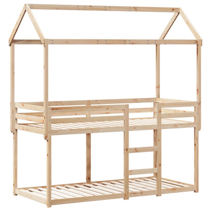 Bunk Bed without Mattress 80x200 cm Solid Wood Pine
