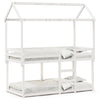Bunk Bed without Mattress White 80x200 cm Solid Wood Pine