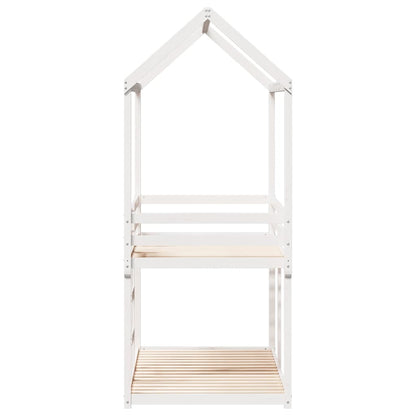 Bunk Bed without Mattress White 80x200 cm Solid Wood Pine
