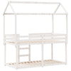 Bunk Bed without Mattress White 80x200 cm Solid Wood Pine