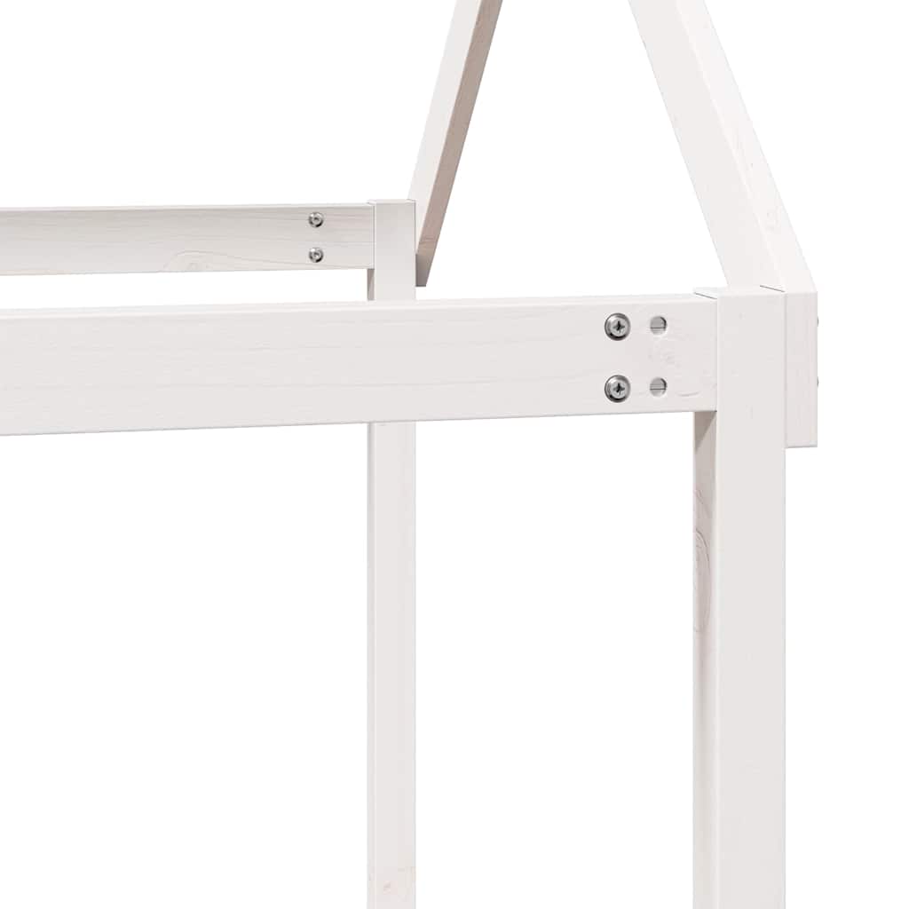 Bunk Bed without Mattress White 80x200 cm Solid Wood Pine