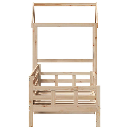 Day Bed with Roof without Mattress 80x200 cm Solid Wood