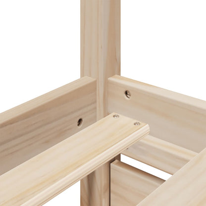 Bed Frame without Mattress 120x190 cm Small Double Solid Wood Pine
