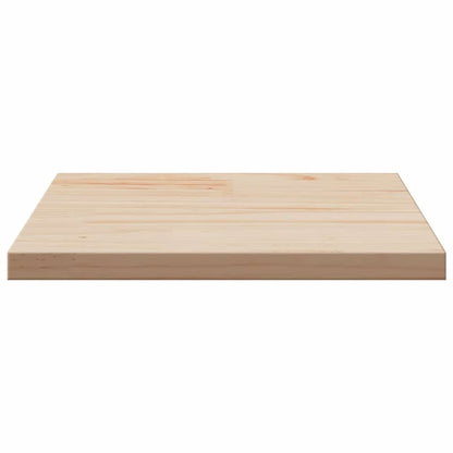 Table Top 40x40x1.7 cm Square Solid Wood Pine