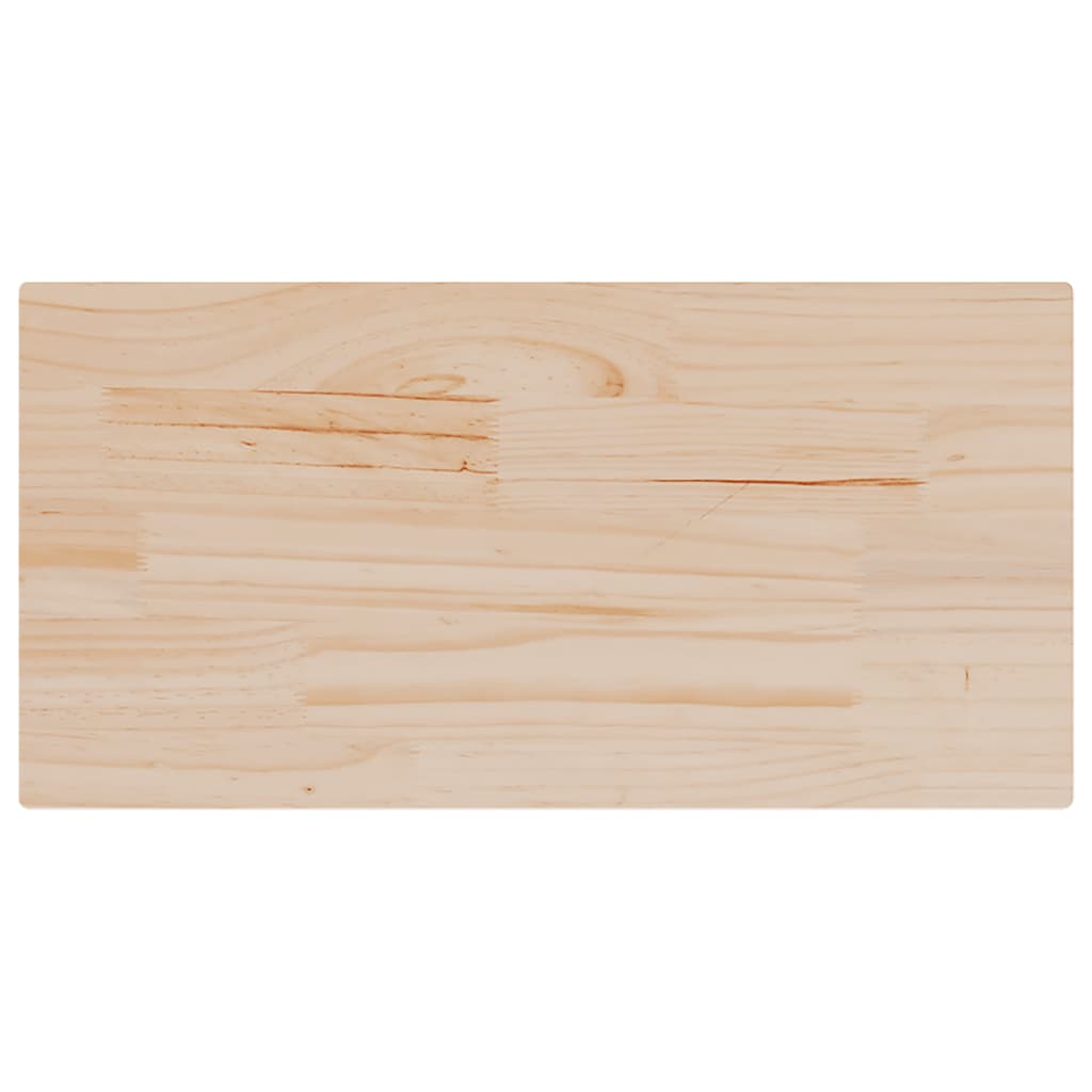 Table Tops 2 pcs 90x45x1.7 cm Rectangular Solid Wood Pine