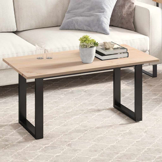 Table Top 100x50x1.7 cm Rectangular Solid Wood Pine