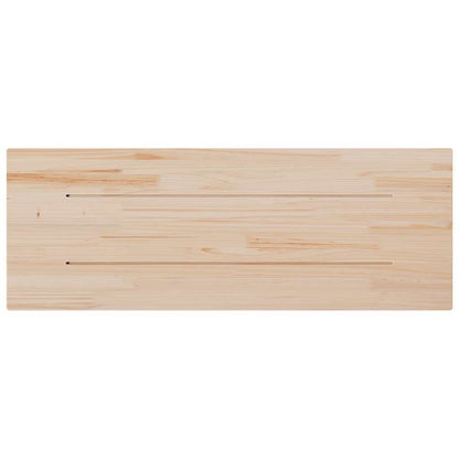 Table Top 110x40x1.7 cm Rectangular Solid Wood Pine