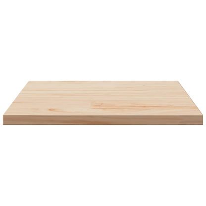 Table Top 50x50x2.5 cm Square Solid Wood Pine