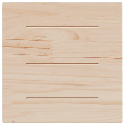 Table Top 50x50x2.5 cm Square Solid Wood Pine