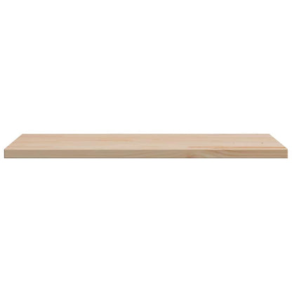 Table Top 80x50x2.5 cm Rectangular Solid Wood Pine