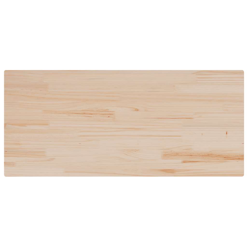 Table Top 90x40x2.5 cm Rectangular Solid Wood Pine