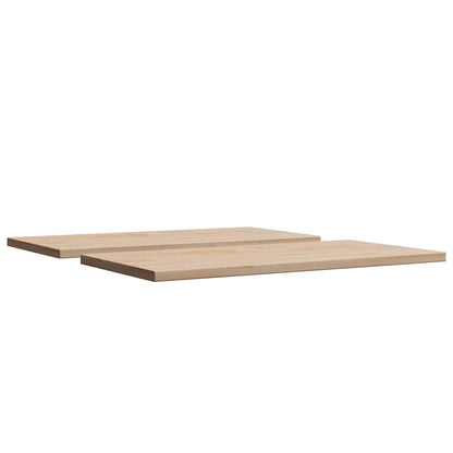 Table Tops 2 pcs 90x45x2.5 cm Rectangular Solid Wood Pine