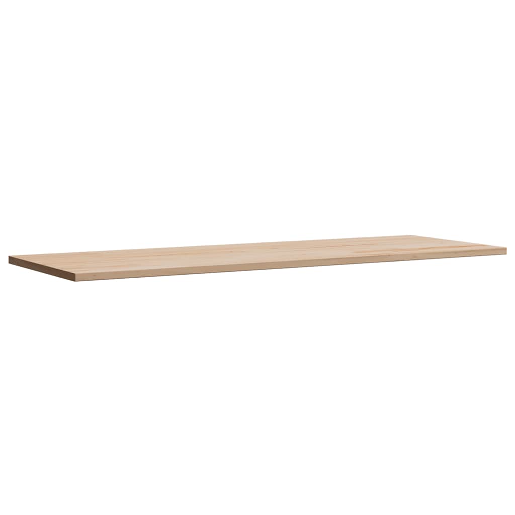 Table Top 110x40x2.5 cm Rectangular Solid Wood Pine