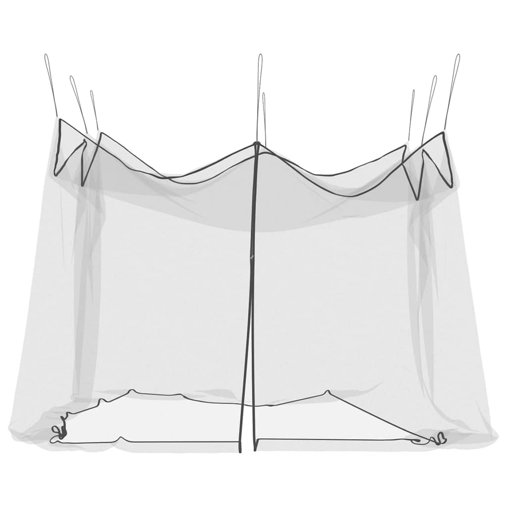 Garden Mosquito Net Rectangular 220 mesh Black Polyester