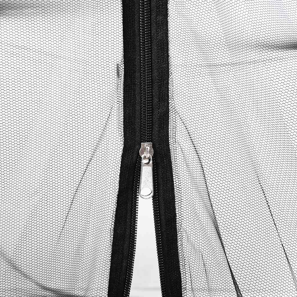 Garden Mosquito Net Rectangular 220 mesh Black Polyester