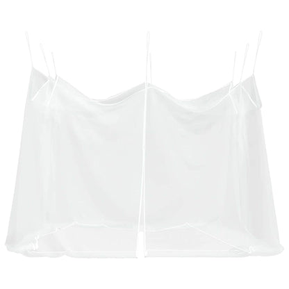 Garden Mosquito Net Rectangular 220 mesh White Polyester