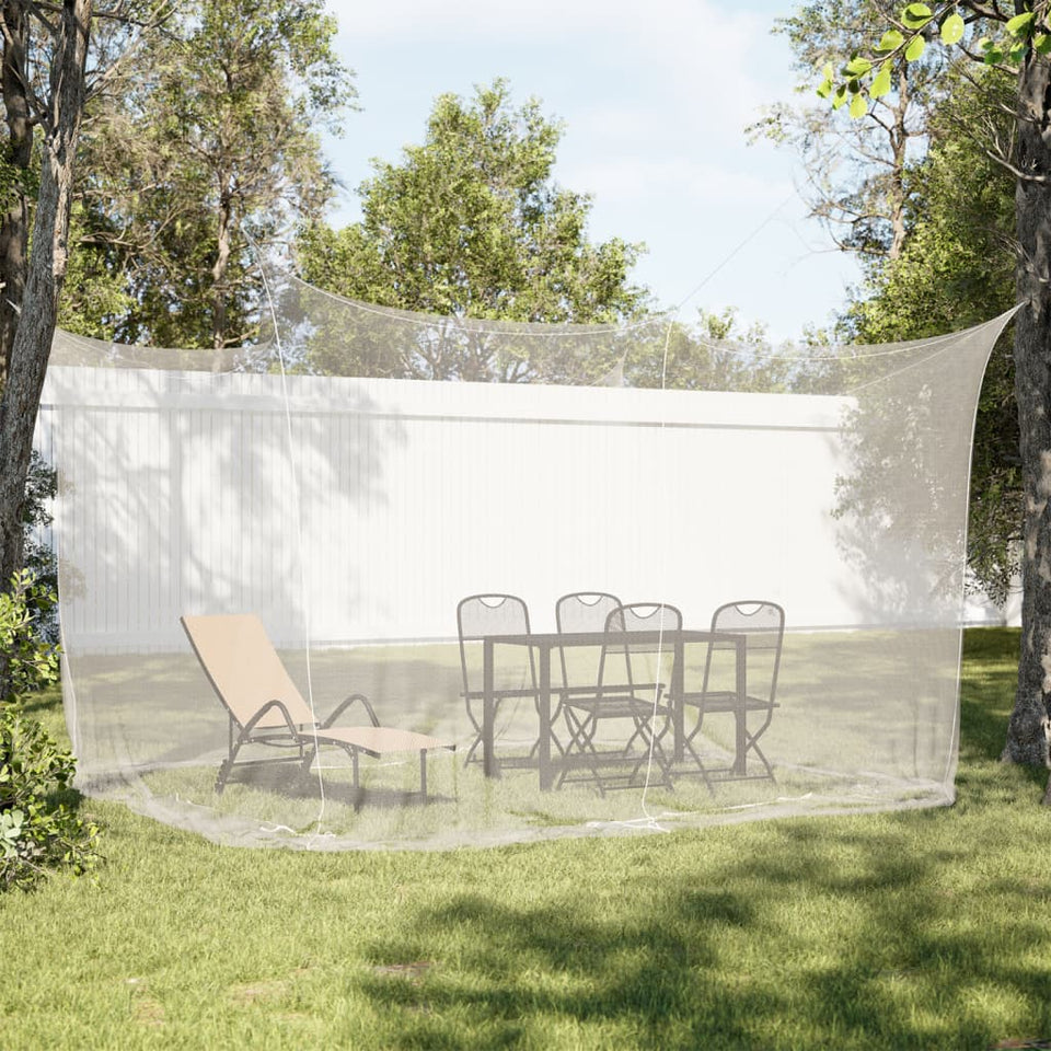 Mosquito Net for Indoor Outdoor 156 Mesh White 300x300x250 cm