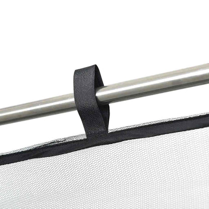 Mosquito Net for Gazebo Rectangular 220 mesh Black Polyester