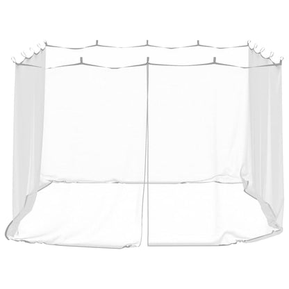 Mosquito Net for Gazebo Rectangular 220 mesh White Polyester