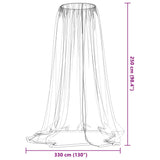 Mosquito Net for Umbrella 220 Mesh White Φ330x250 cm