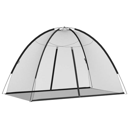 Mosquito Net Mongolia with Doors 220 Mesh Black 200x120x130 cm