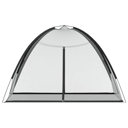 Mosquito Net Mongolia with Doors 220 Mesh Black 200x120x130 cm