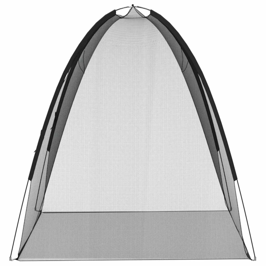 Mosquito Net Mongolia with Doors 220 Mesh Black 200x120x130 cm
