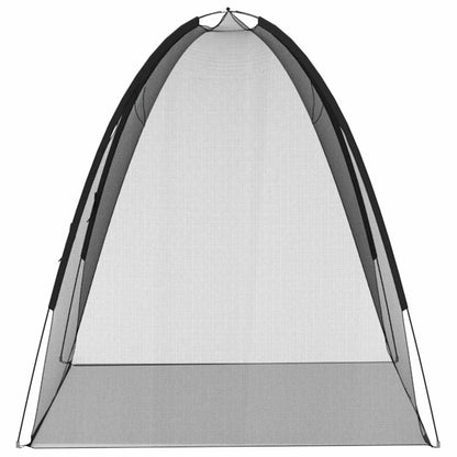 Mosquito Net Mongolia with Doors 220 Mesh Black 200x120x130 cm