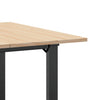 Dining Table O-Frame 90x90x75 cm Solid Wood Pine and Steel