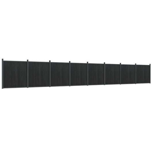 Fence Panel Grey 1391x186 cm WPC