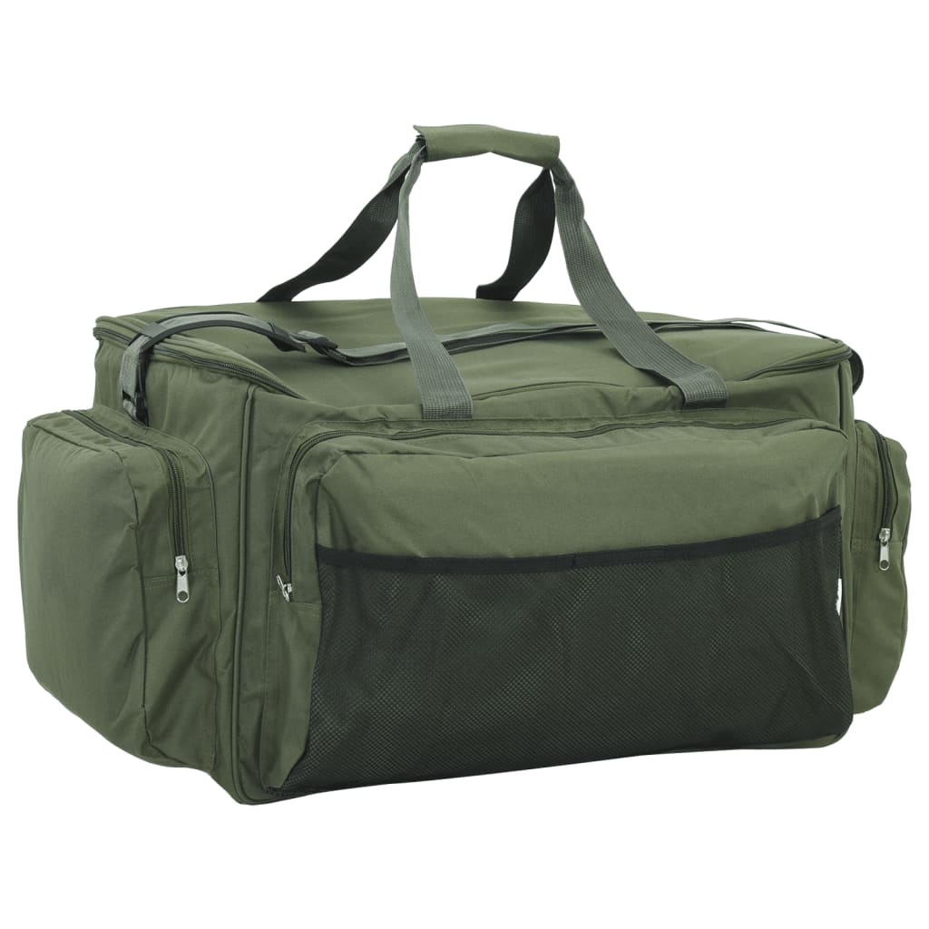 Fishing Bag Waterproof Dark Green Oxford Fabric