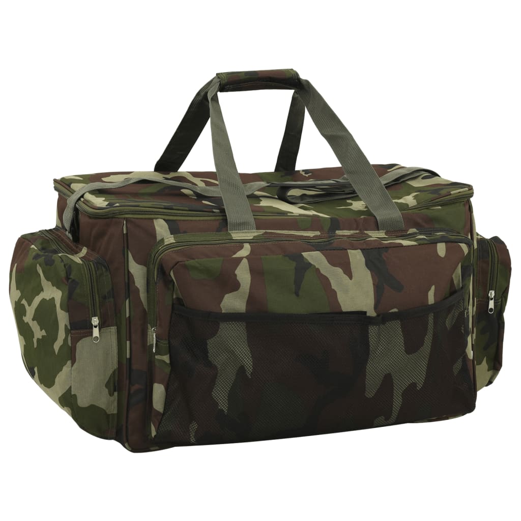 Fishing Bag Waterproof Green Camouflage Oxford Fabric