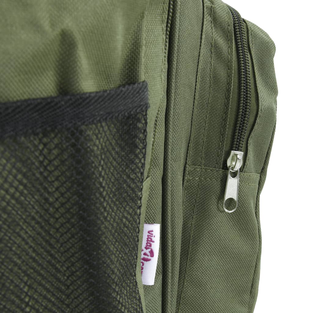 Fishing Bag Waterproof Dark Green Oxford Fabric