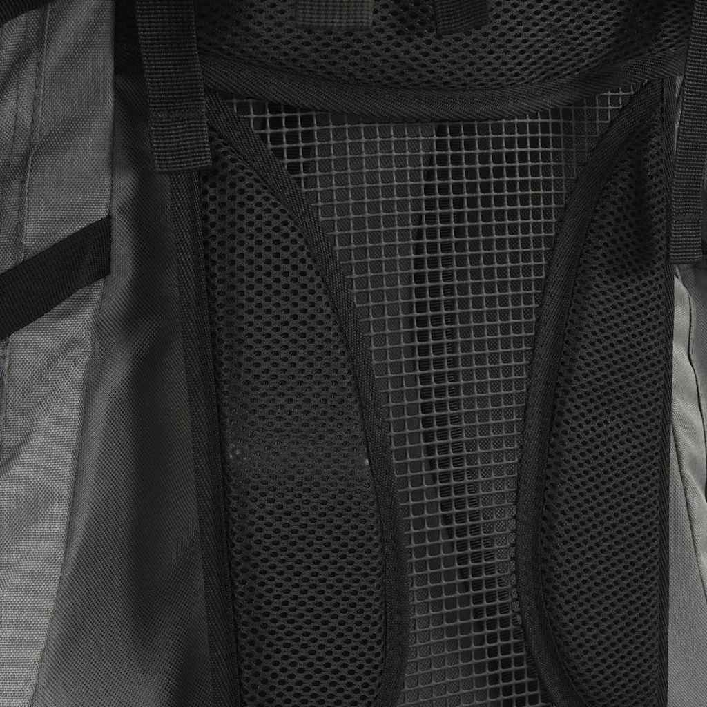 Hiking Backpack Grey 100 L Oxford Fabric